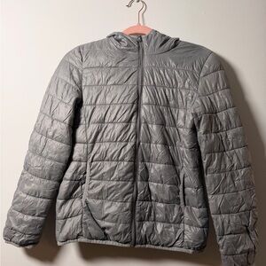 Gray Puffer Jacket